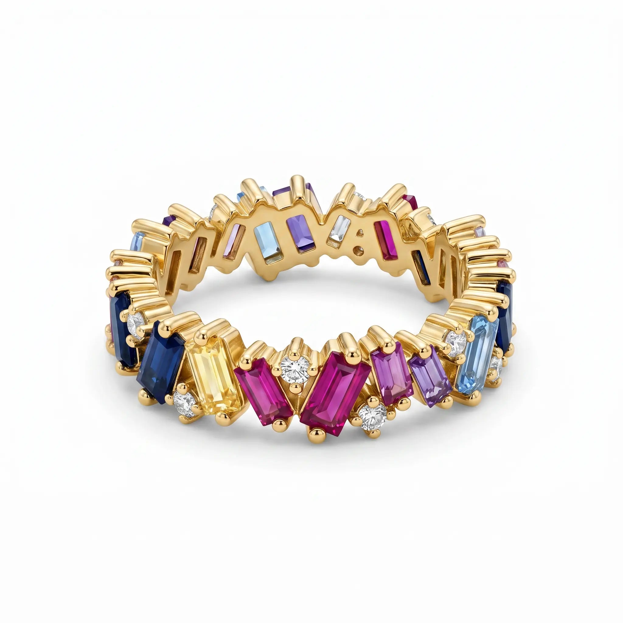Confetti Baguette Eternity Ring