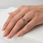 Confetti Baguette Eternity Ring