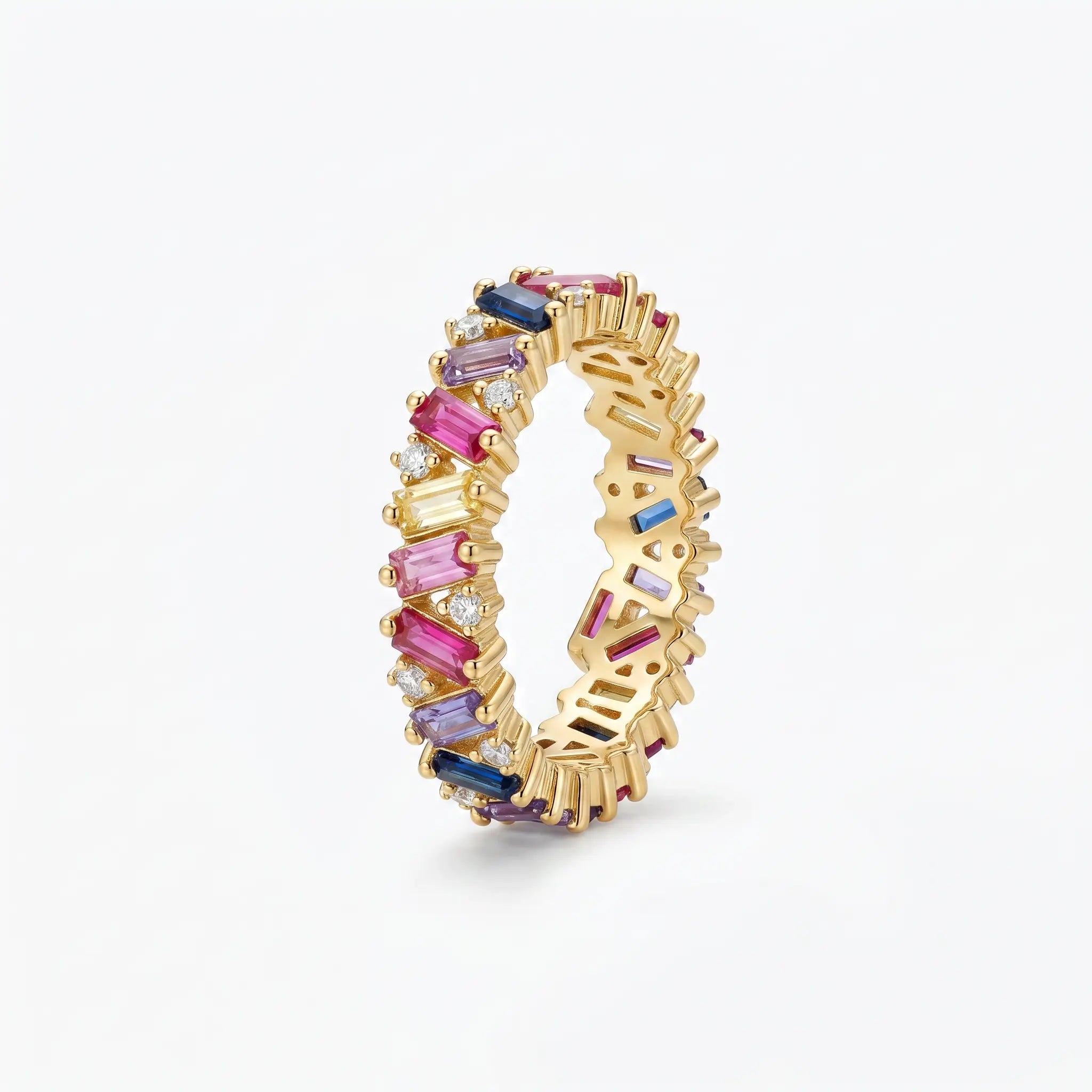 Confetti Baguette Eternity Ring