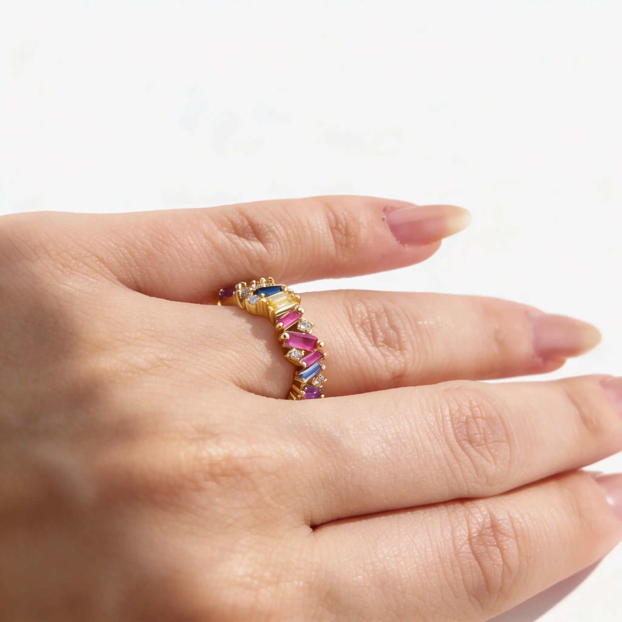 Confetti Baguette Eternity Ring