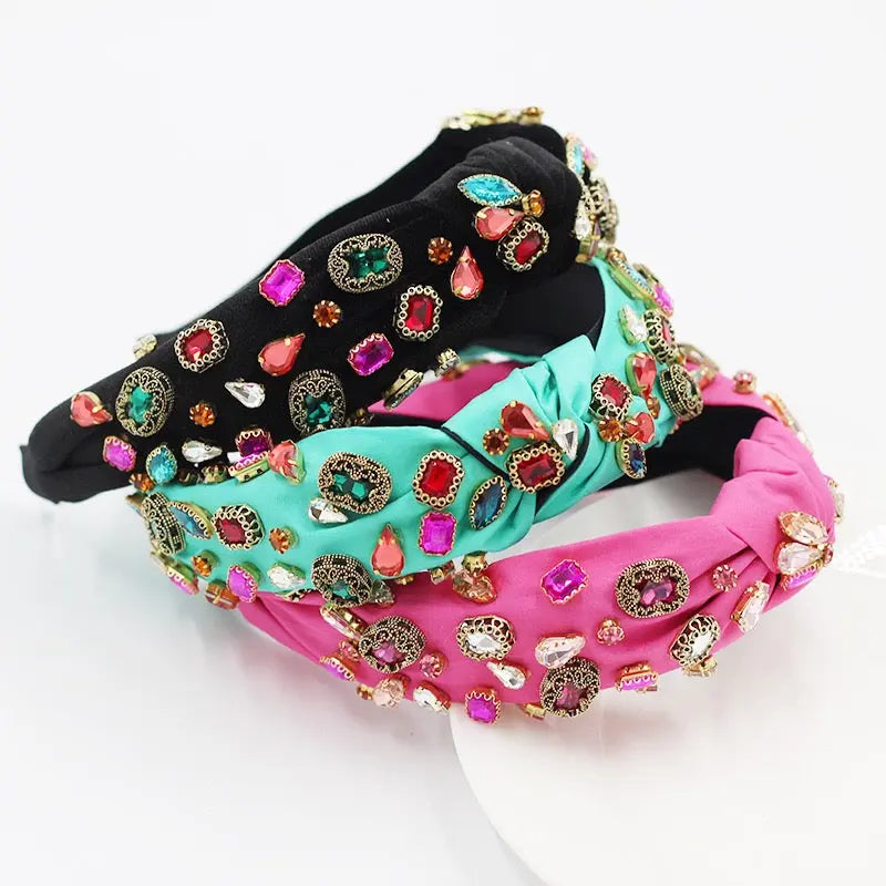 Contessa Jewel Knotted Headband