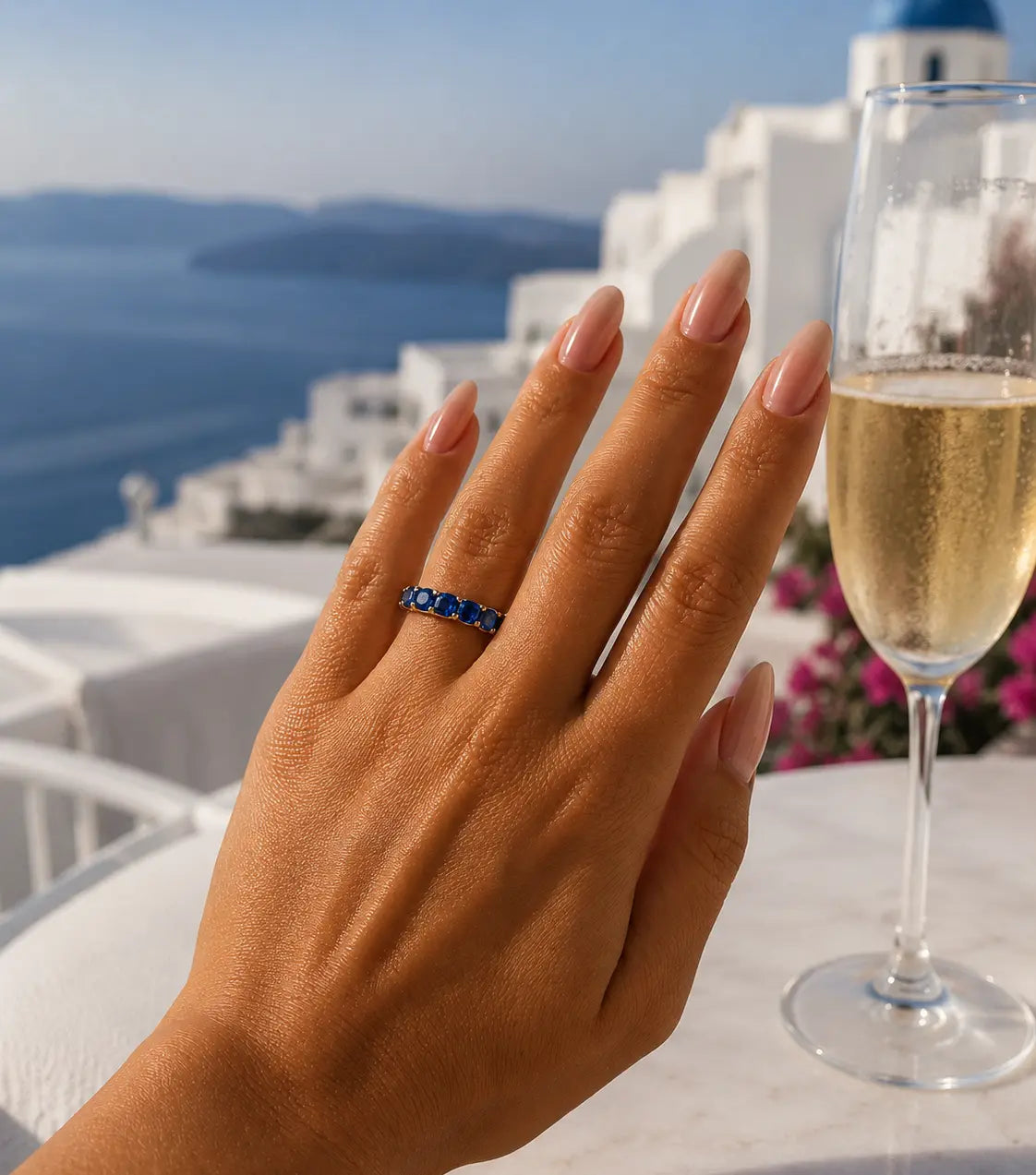 Corsica Eternity Ring in Sapphire