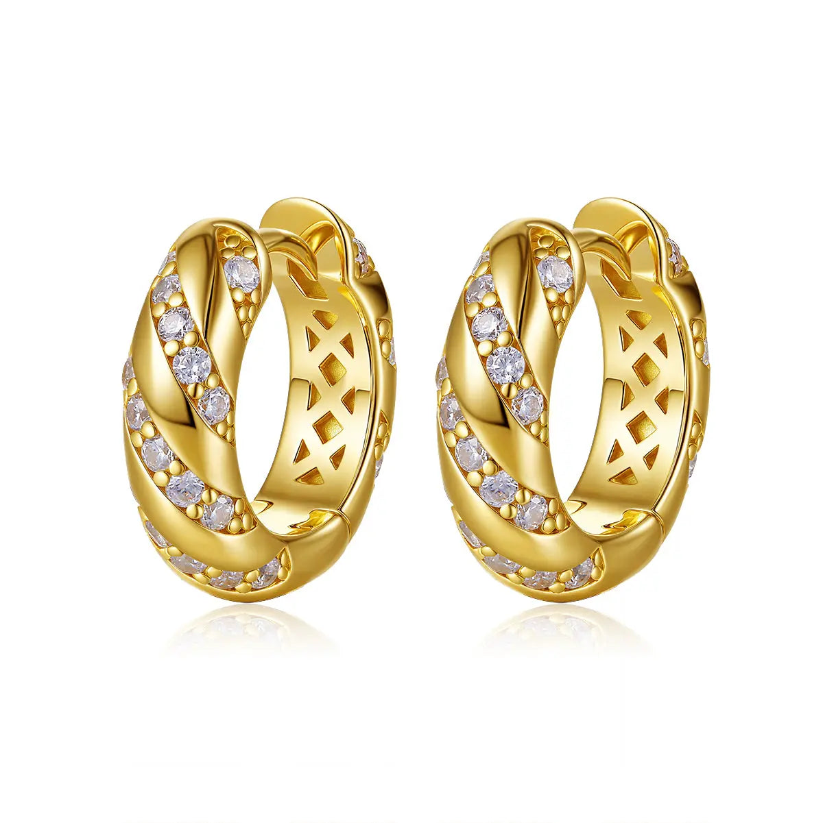 Cosmo Hoops in Gold