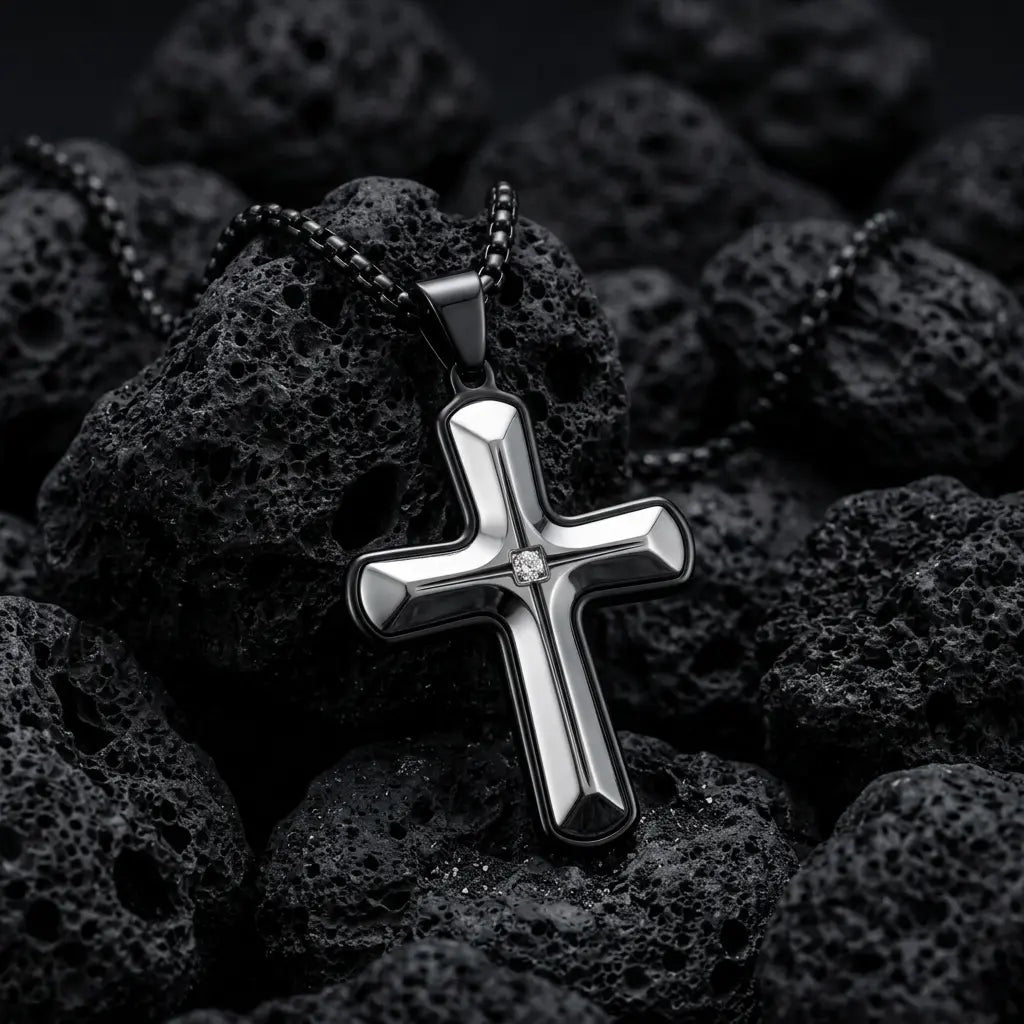Creed Cross Necklace