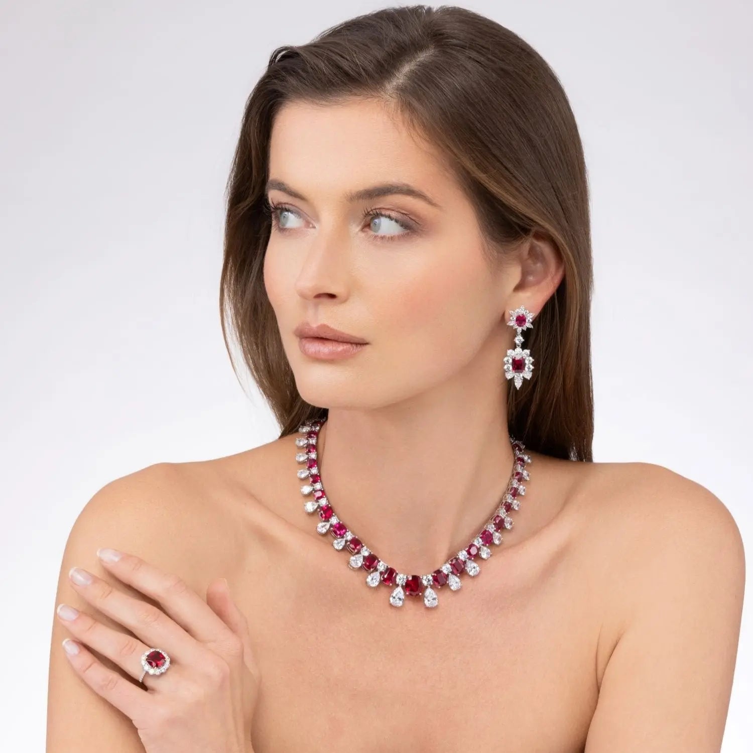Crimson Fire Ruby Ring by Kathy Hilton