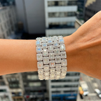 74cts Diamond Halo Bracelet