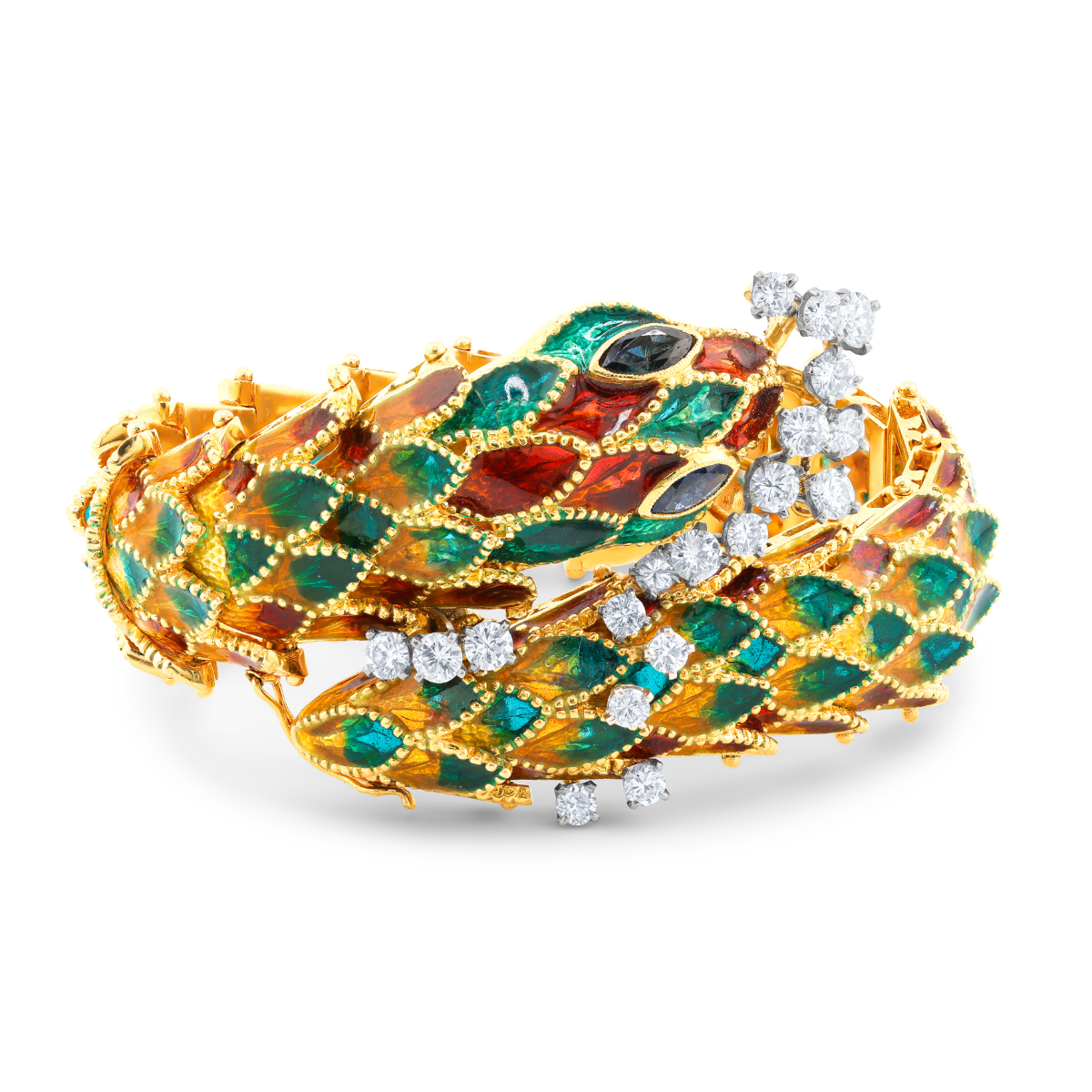 Diamond Snake Bracelet
