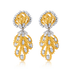 Gold Wire Diamond Earring