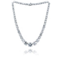 95ct Graduated Diamond Riviera Tennis Necklace