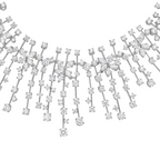 Diamond Flower Necklace