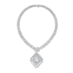 Pear Shaped Diamond Two-fer Necklace