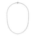17.70cts Graduated Tennis Necklace
