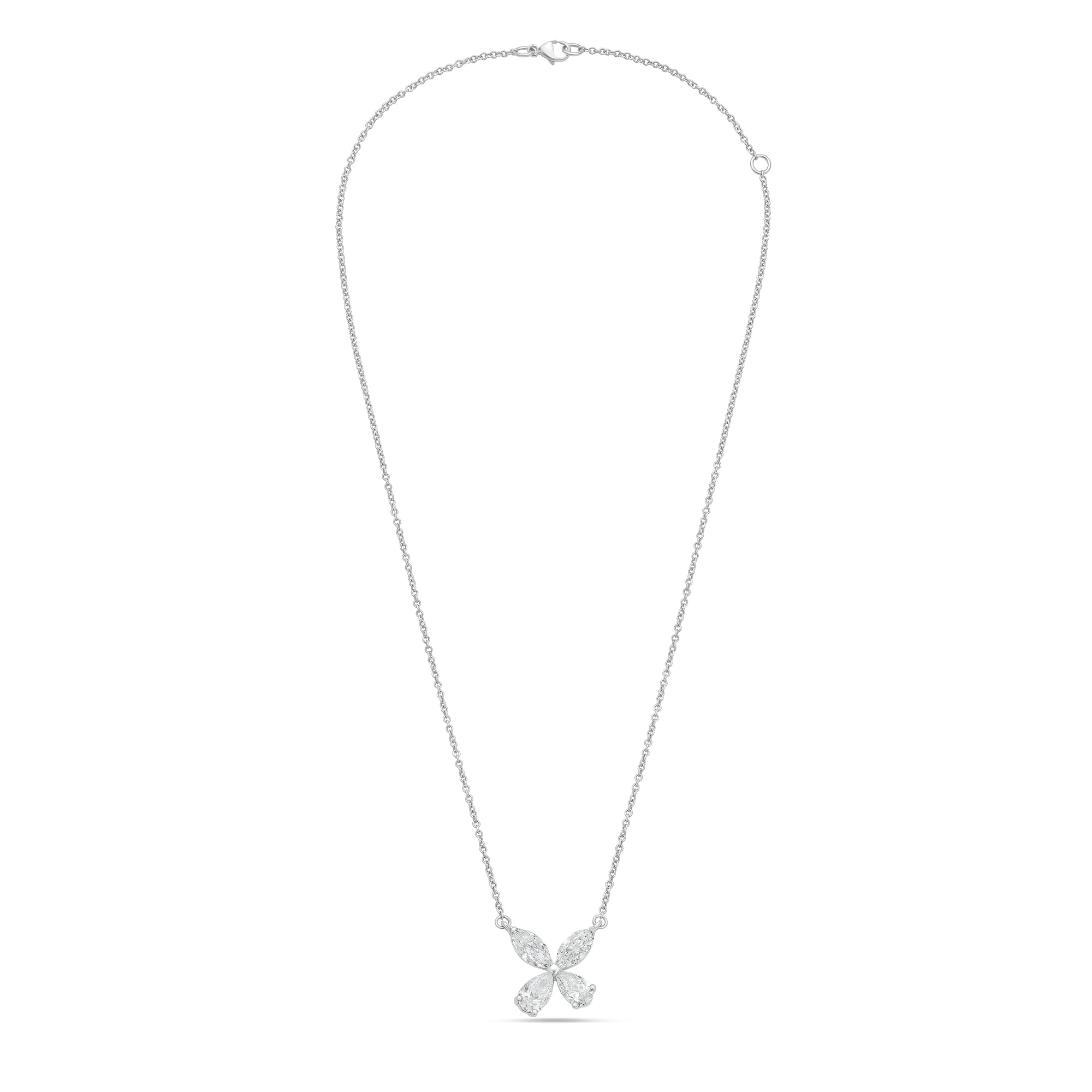 4.07cts Diamond Flower Pendant