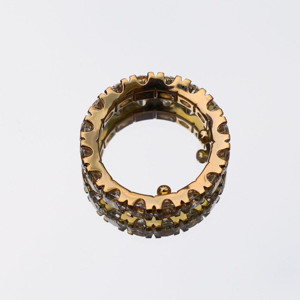 Lab Grown Round Diamond U-Prong Eternity Band