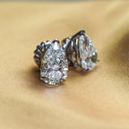 Lab-Grown Pear Diamond Studs