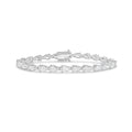 Lab Grown East-West Pear Diamond Bracelet
