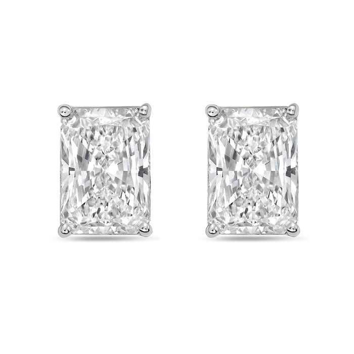 Lab Grown Radiant Cut Diamond Studs