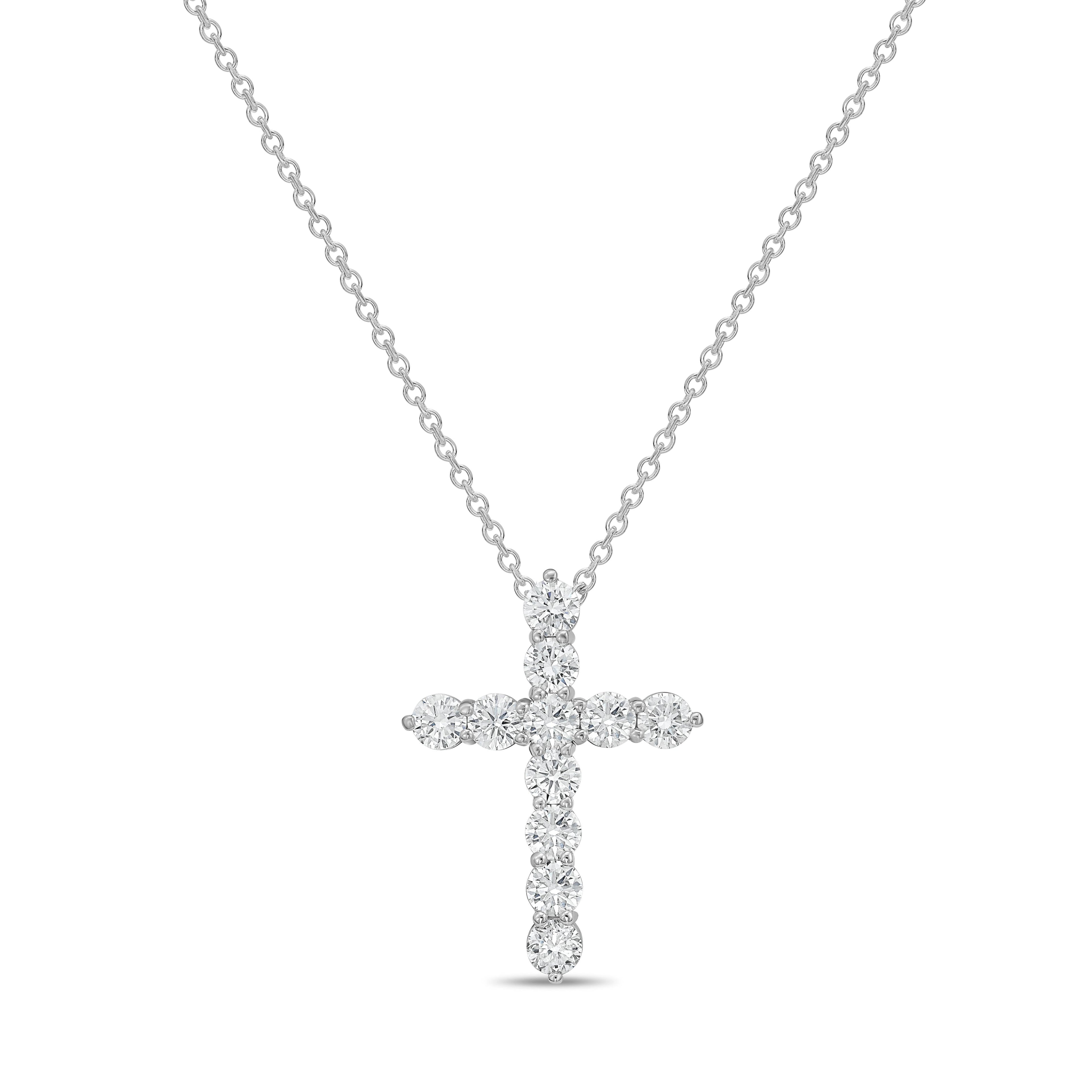 Lab Grown Diamond Cross Pendant