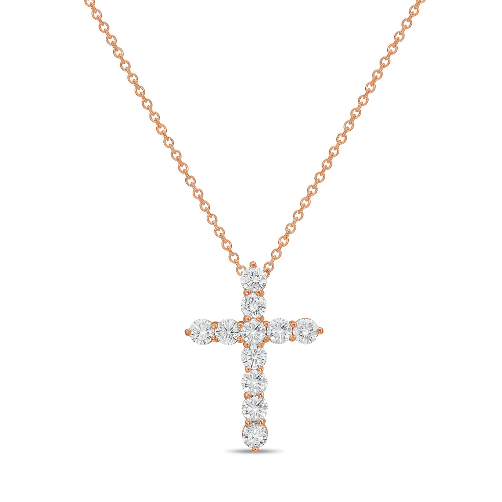 Lab Grown Diamond Cross Pendant