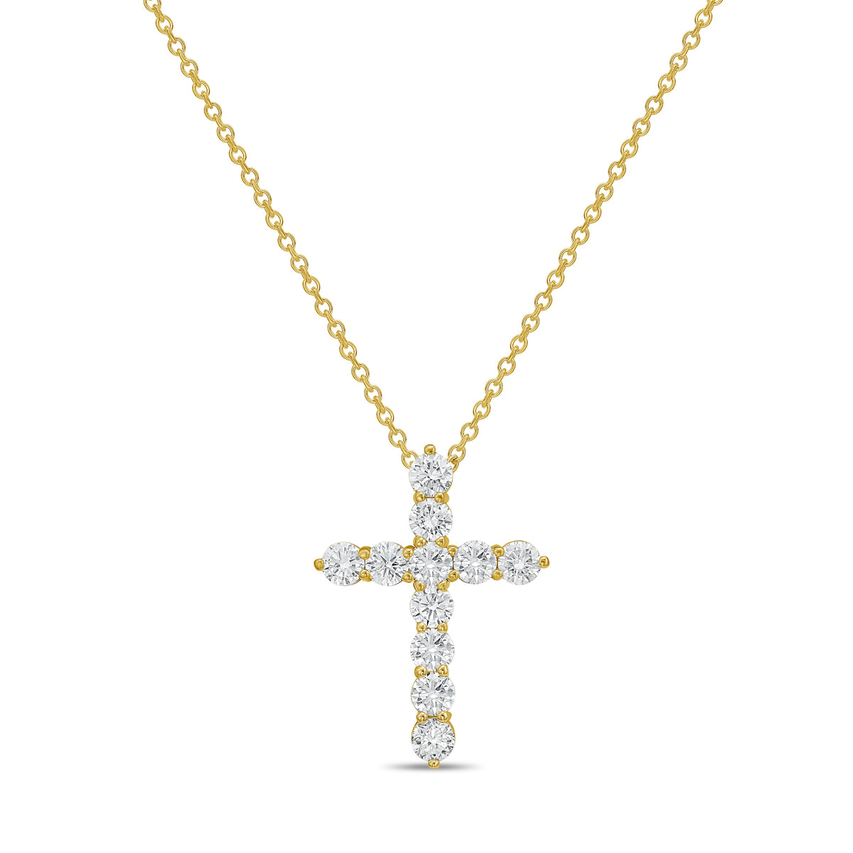 Lab Grown Diamond Cross Pendant