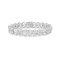 Lab Grown Oval Diamond Tennis Bracelet