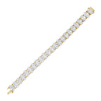 Lab Grown Oval Diamond Tennis Bracelet