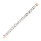 Lab Grown Oval Diamond Tennis Bracelet