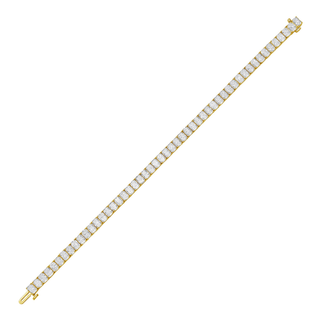 Lab Grown Radiant Cut Diamond Tennis Bracelet