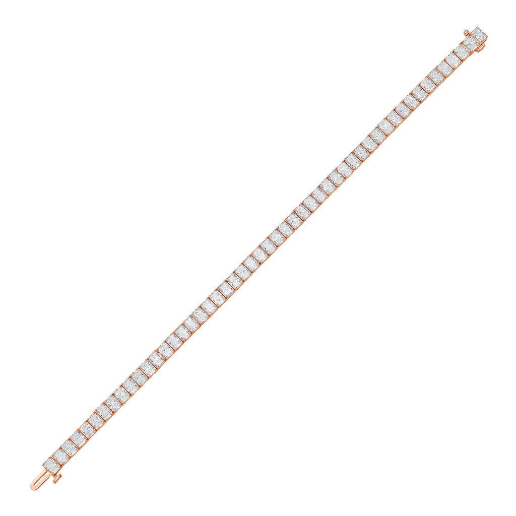 Lab Grown Radiant Cut Diamond Tennis Bracelet