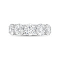 Lab-Grown Round Eternity Band With Micro Pavé Side
