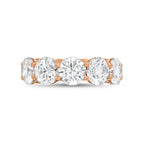 Lab-Grown Round Eternity Band With Micro Pavé Side