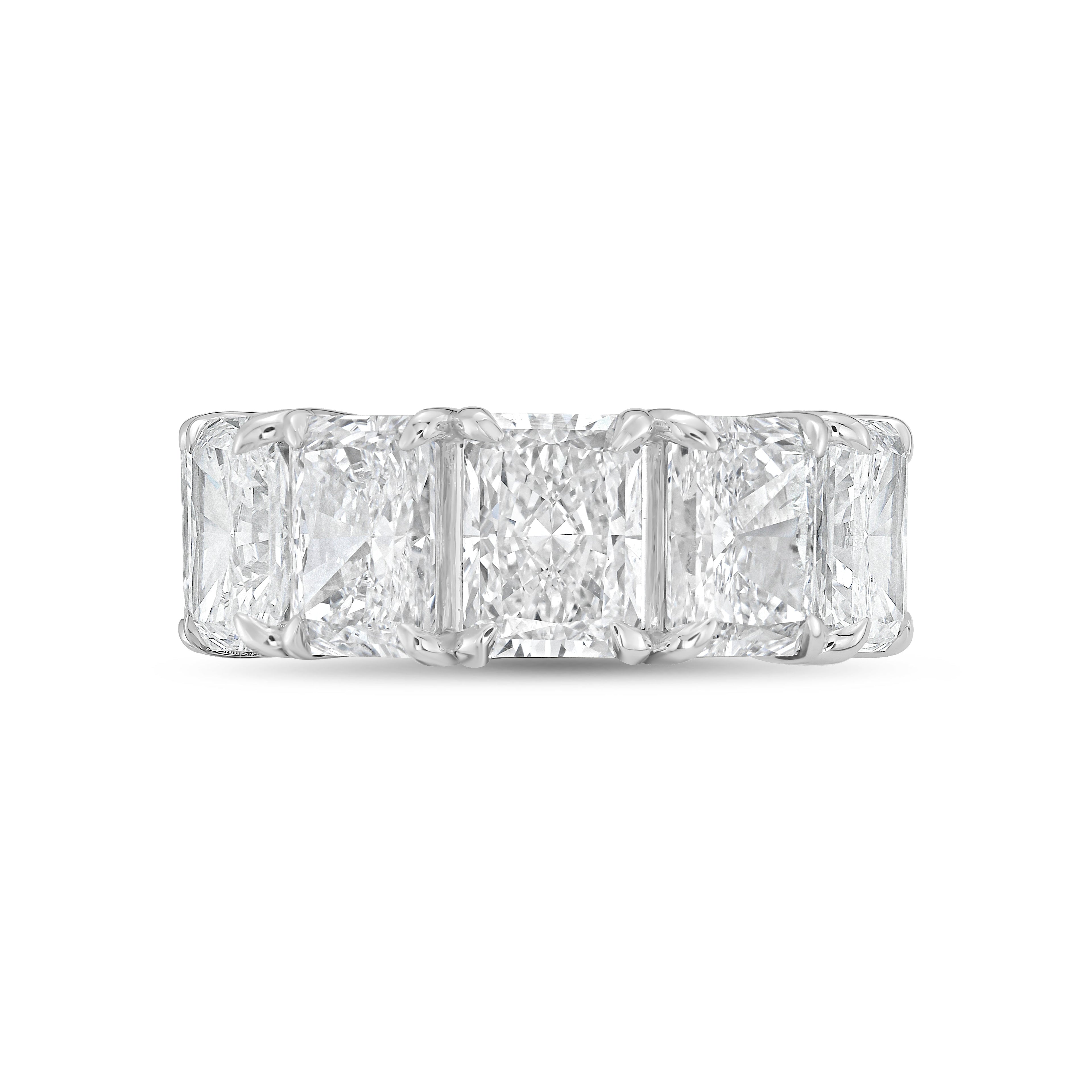 Lab Grown Radiant Eternity Band