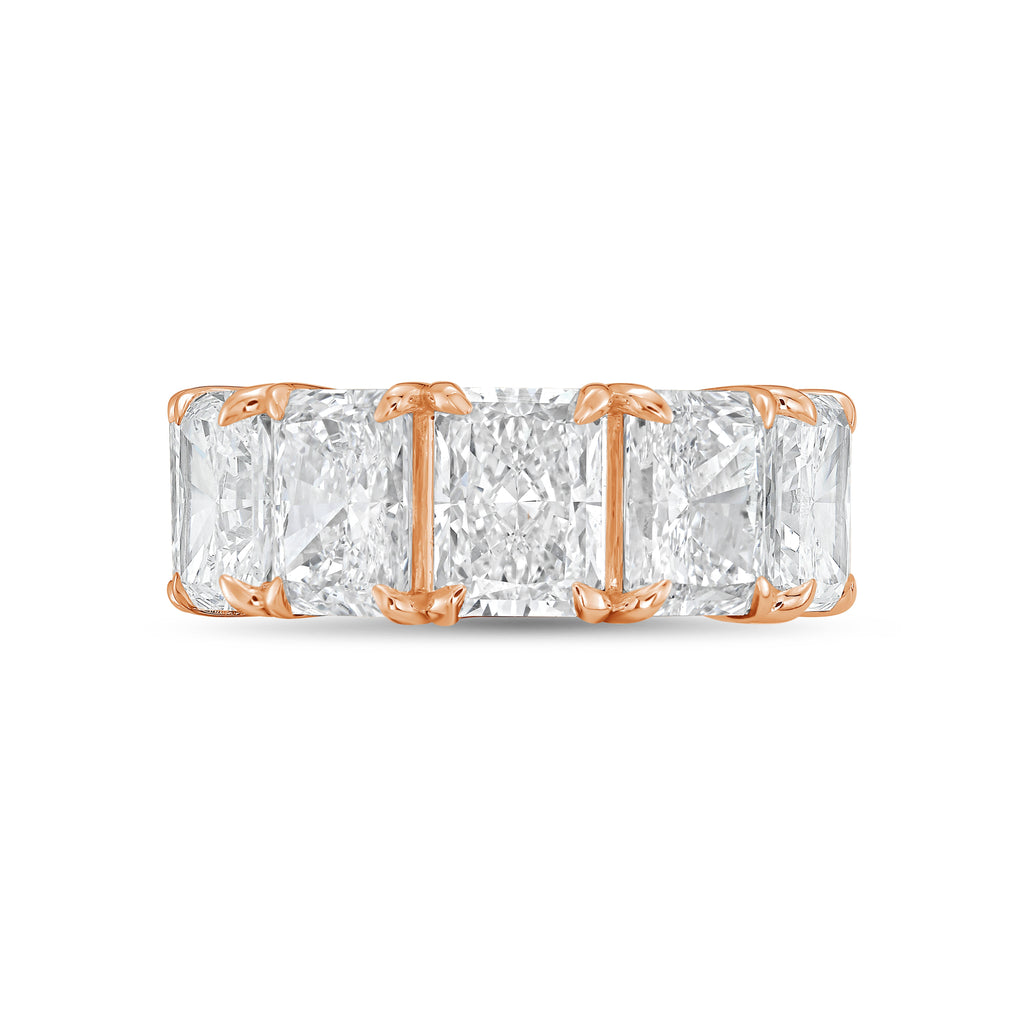 Lab Grown Radiant Eternity Band