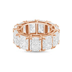 Lab Grown Radiant Eternity Band
