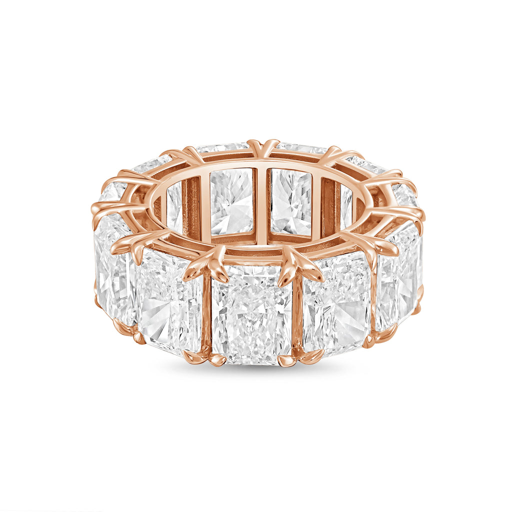 Lab Grown Radiant Eternity Band