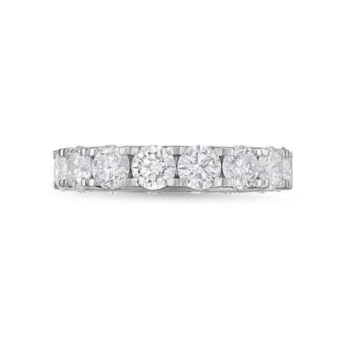 Lab Grown Round Diamond U-Prong Eternity Band