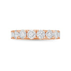 Lab Grown Round Diamond U-Prong Eternity Band