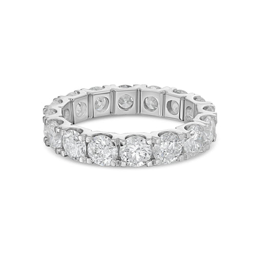 Lab Grown Round Diamond U-Prong Eternity Band