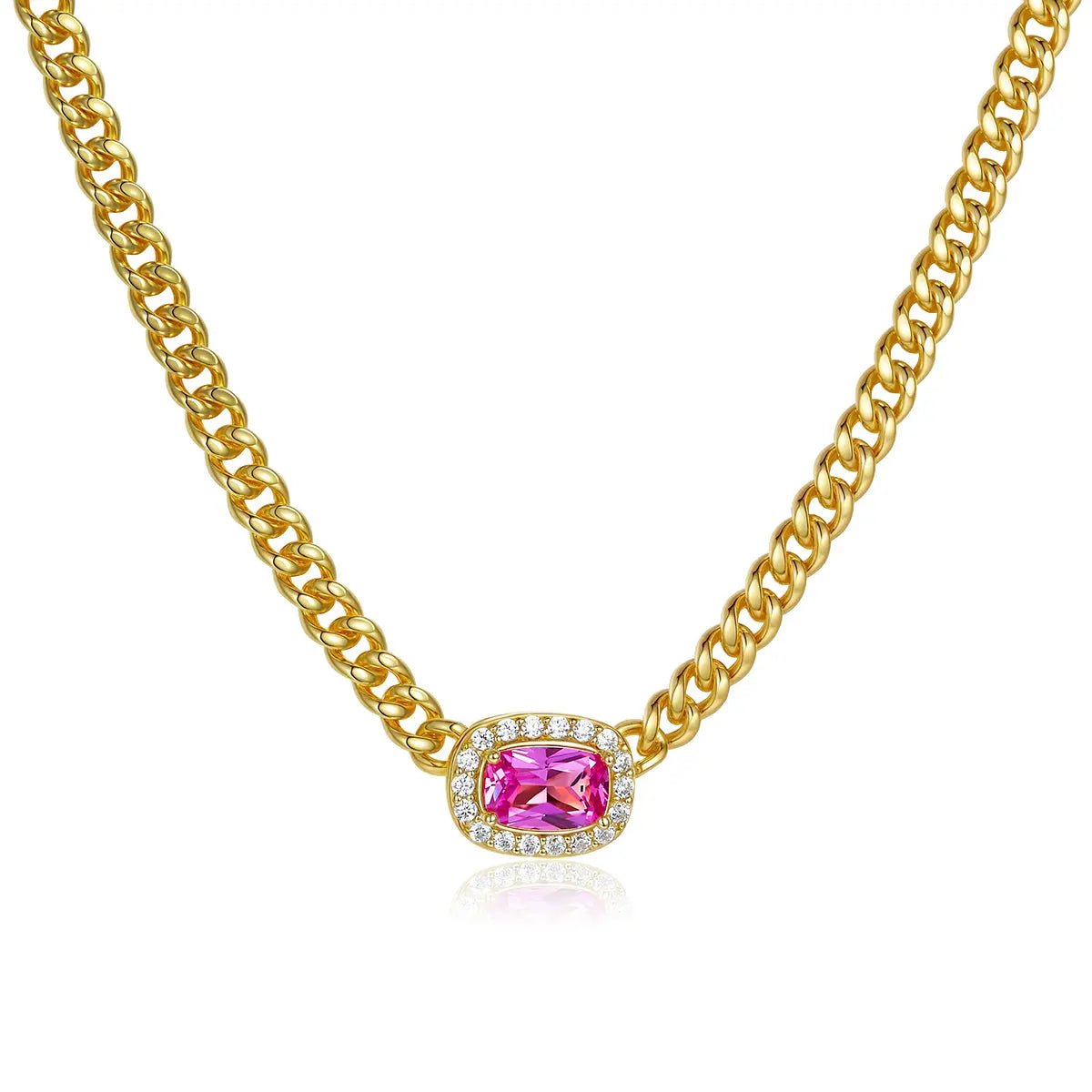 DeLuca Chocker with Pink Sapphire