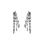 Diamond Triple Hoop