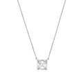 Lab-Grown Diamond East West Asscher Pendant, 18K Gold