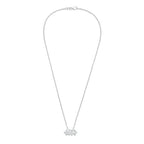 Lab Grown EAST WEST Marquise Cut Diamond Pendant