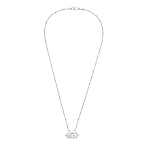 Lab Grown EAST WEST Marquise Cut Diamond Pendant