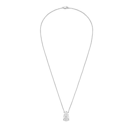 Lab-Grown Pear Diamond Solitaire Pendant