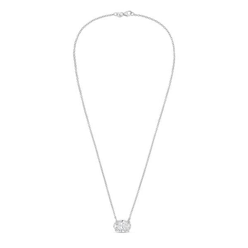 Lab Grown Diamond Oval East West Pendant