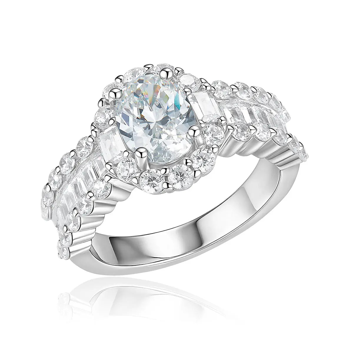 Edith Cocktail Ring in G/H Color