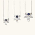 Elizabeth 61 Blue Sapphire Crystalline Necklace