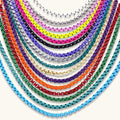 Enamel Link Chain Necklace