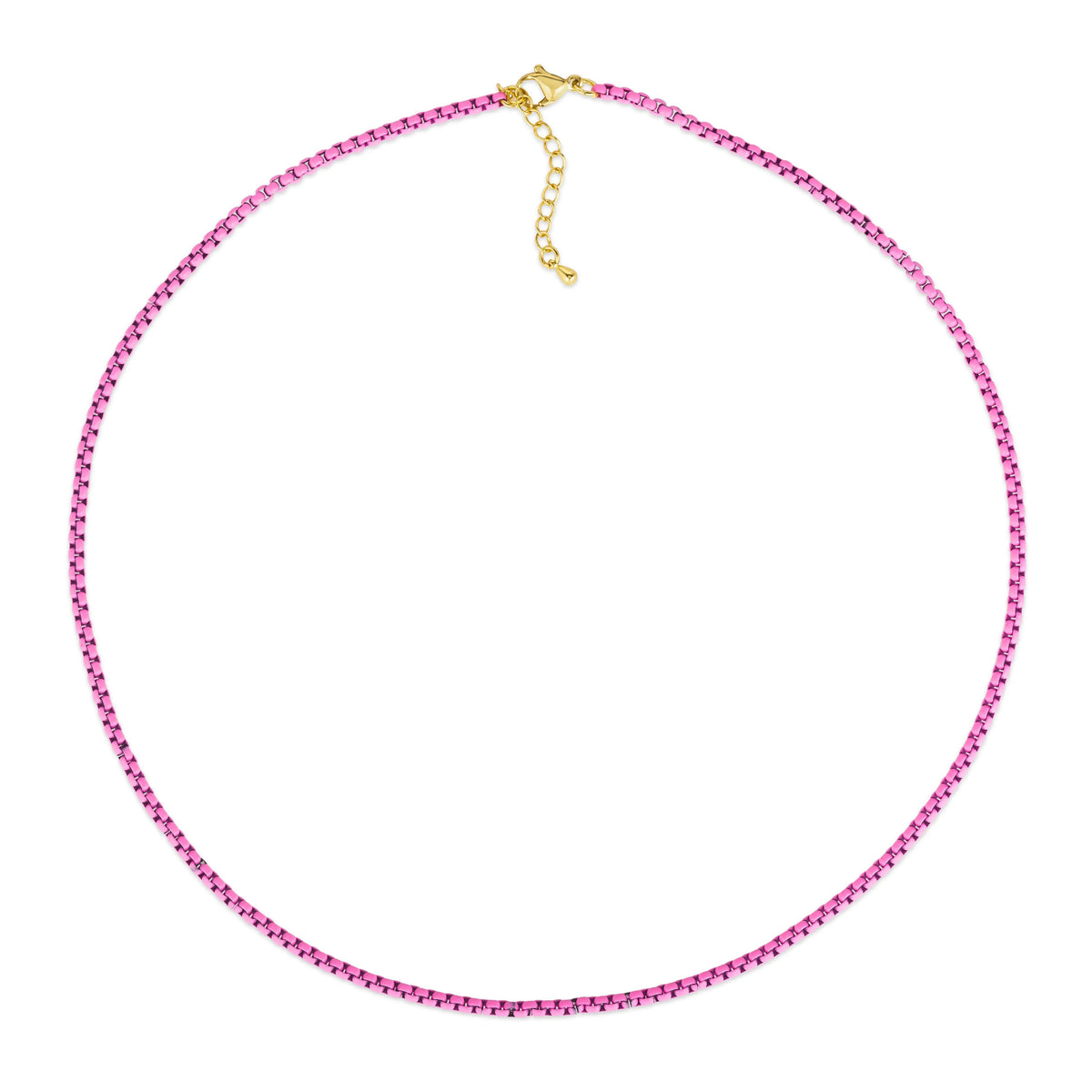 Enamel Link Chain Necklace