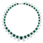 Envy Statement Necklace in Emerald
